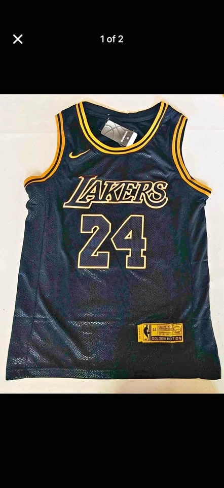 Kobe Bryant Black Mamba Snake Skin All Stitched Jersey