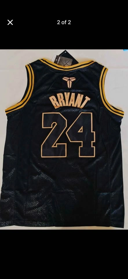 Kobe Bryant Black Mamba Snake Skin All Stitched Jersey - photo 2