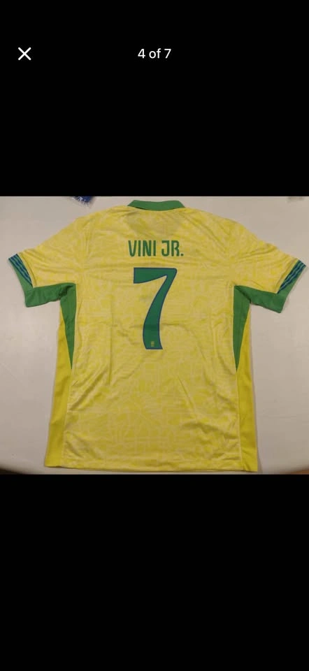 Brazil Raphinha #11, Vini Jr. #7 & Endrick #21 Jerseys New - photo 3
