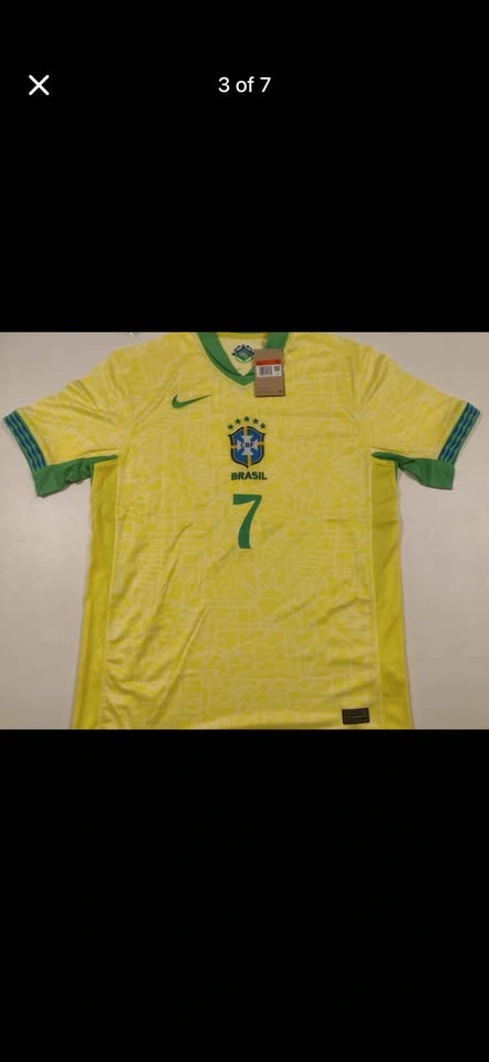Brazil Raphinha #11, Vini Jr. #7 & Endrick #21 Jerseys New - photo 4
