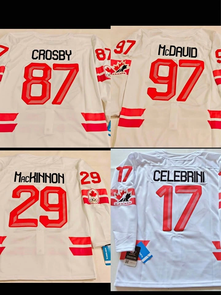 New Canada Olympic hockey jerseys