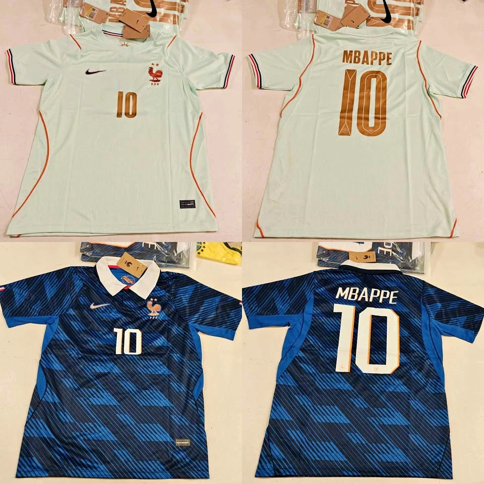 2026 World Cup France Mbappe 10 Soccer Jerseys