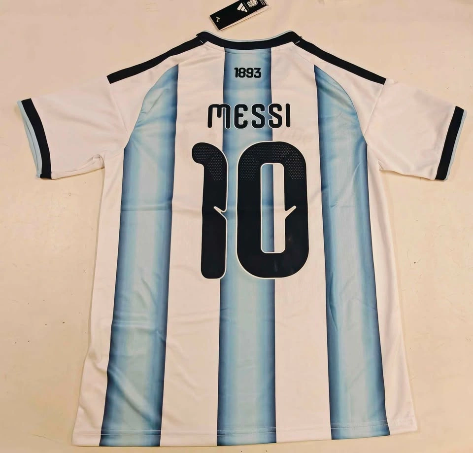 Argentina Messi 10 FIFA World Champions Soccer Jerseys - photo 3