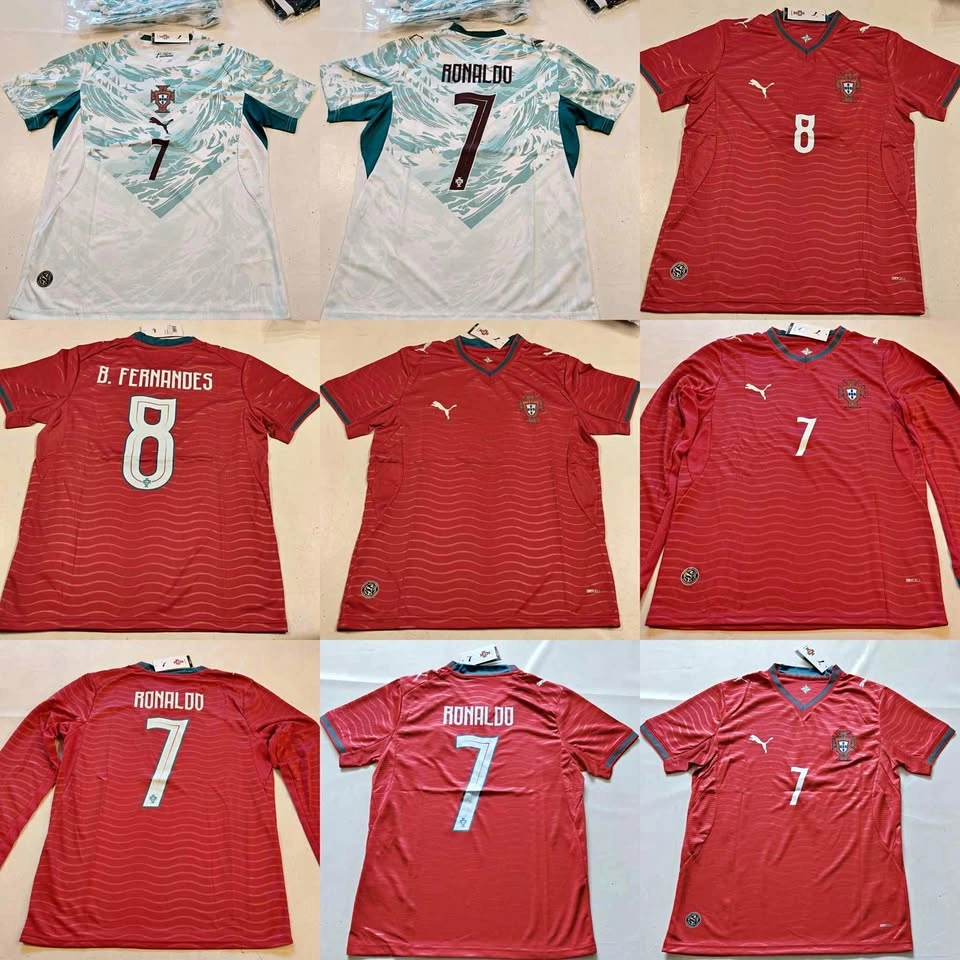 Multiple Puma Portugal Football Jerseys - Ronaldo #7, B. Fernand
