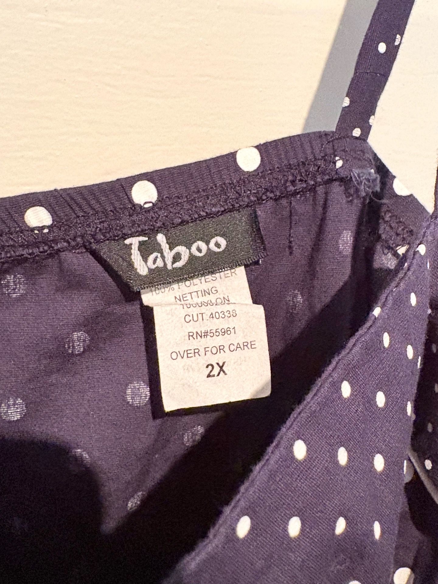 Taboo Polka Dot Retro Dress Size 2X - photo 3