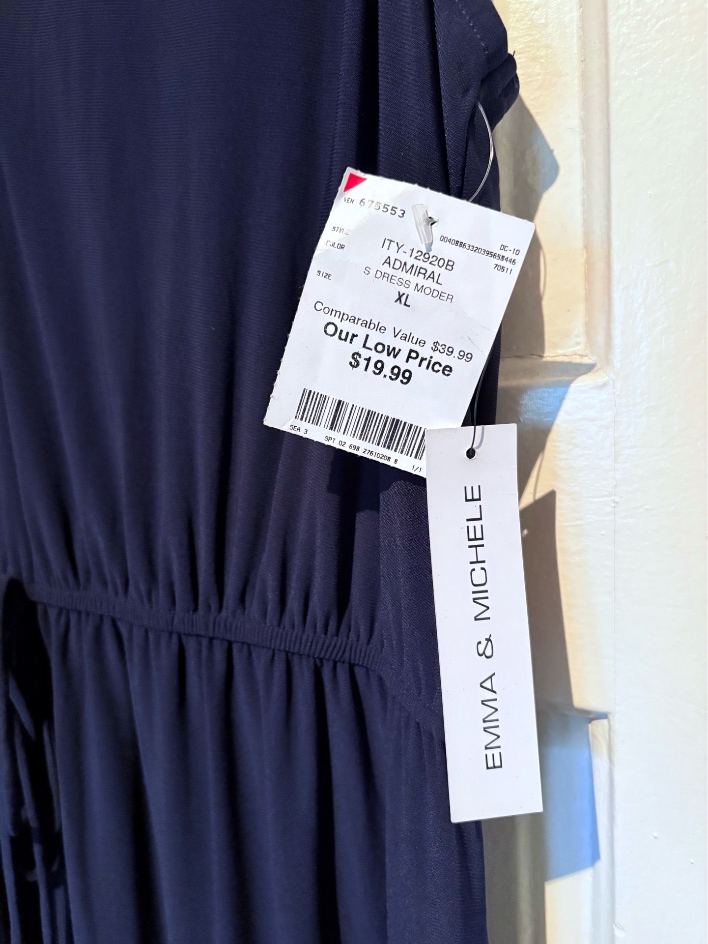 New Dress XL Navy Blue - photo 3