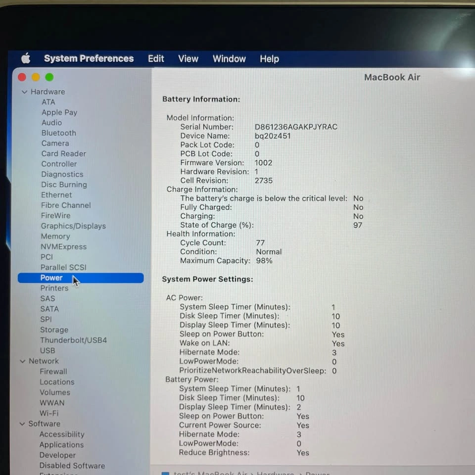 Apple Macbook Air M1 (2020) | 98% Battery Health | 8GB RAM - photo 4