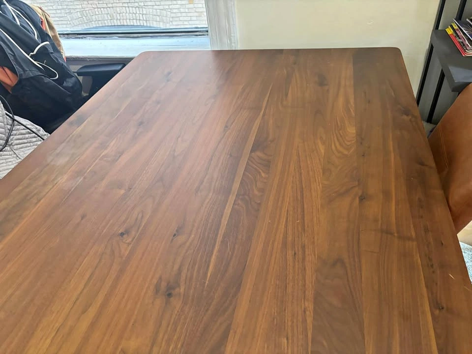 Solid wood long dining table