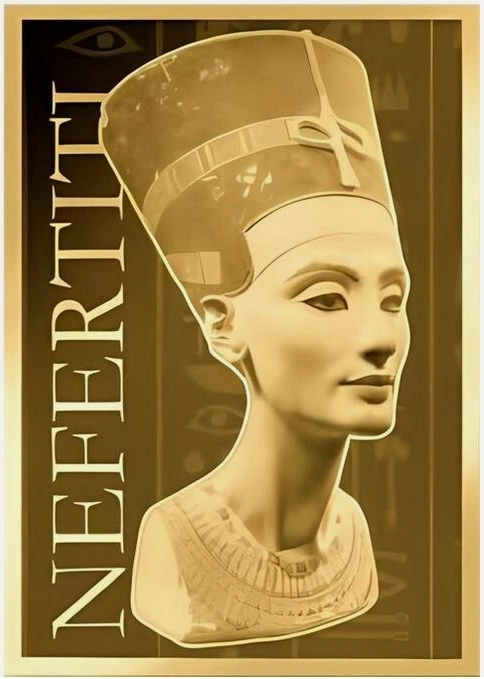 NEFERTITI 1/1000 Oz .999 Collectible Gold Card 3000 Francs Chad - photo 5