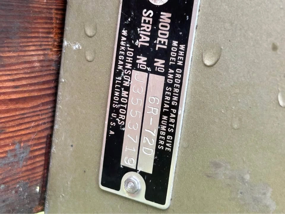 Johnson 6 HP Outboard Boat Motor - photo 3