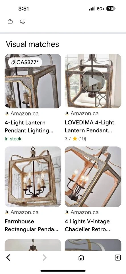 Farmhouse pendant light