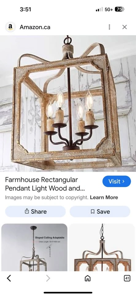 Farmhouse pendant light - photo 3