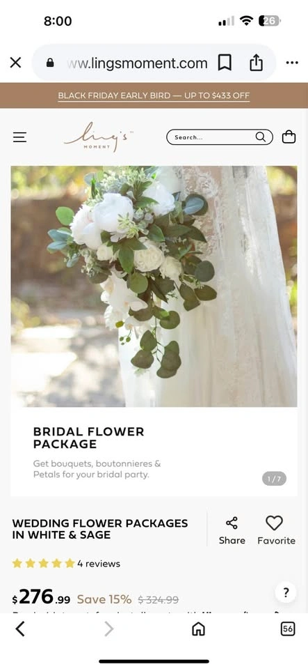 Flower garland bridal decor - photo 2