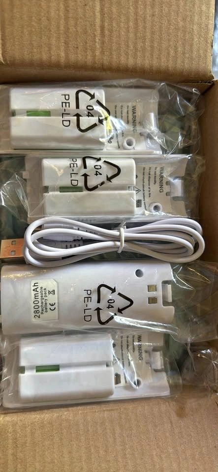 Rechargeable batteries with charger