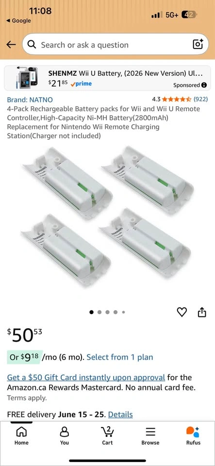 Rechargeable batteries with charger - photo 4