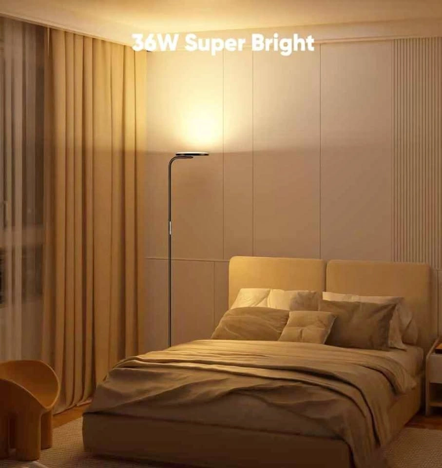 Sibrelle LED Floor Lamp ● 350° Rotating Head ● Remote Control