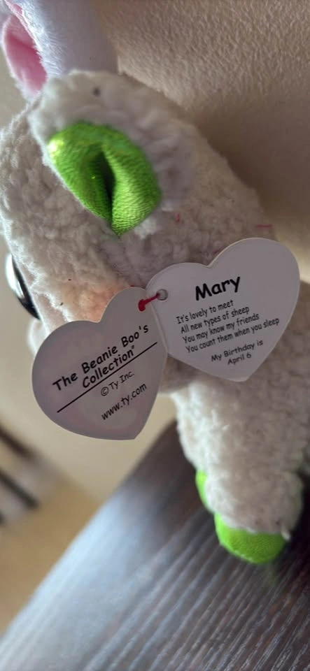 Mary the Easter Lamb Ty Beanie Boos - photo 3