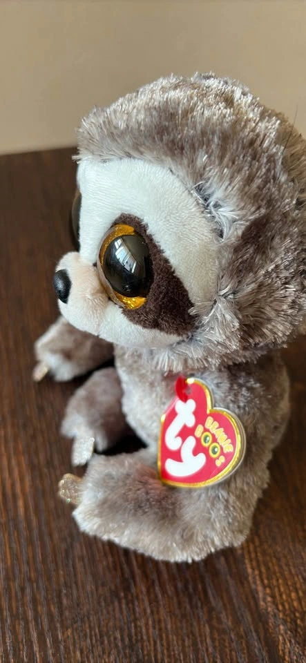 Dangler the Gray Sloth Ty Beanie Boos - photo 3