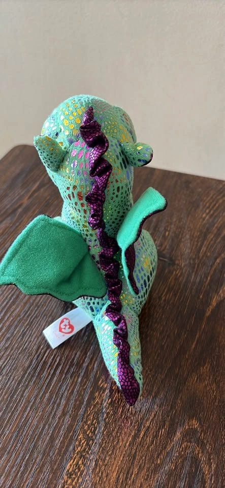 Cinder the Green Dragon, popular character from the official Ty - photo 2