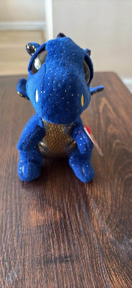 Saffire, the midnight-blue dragon from the official Ty Beanie Bo - photo 4