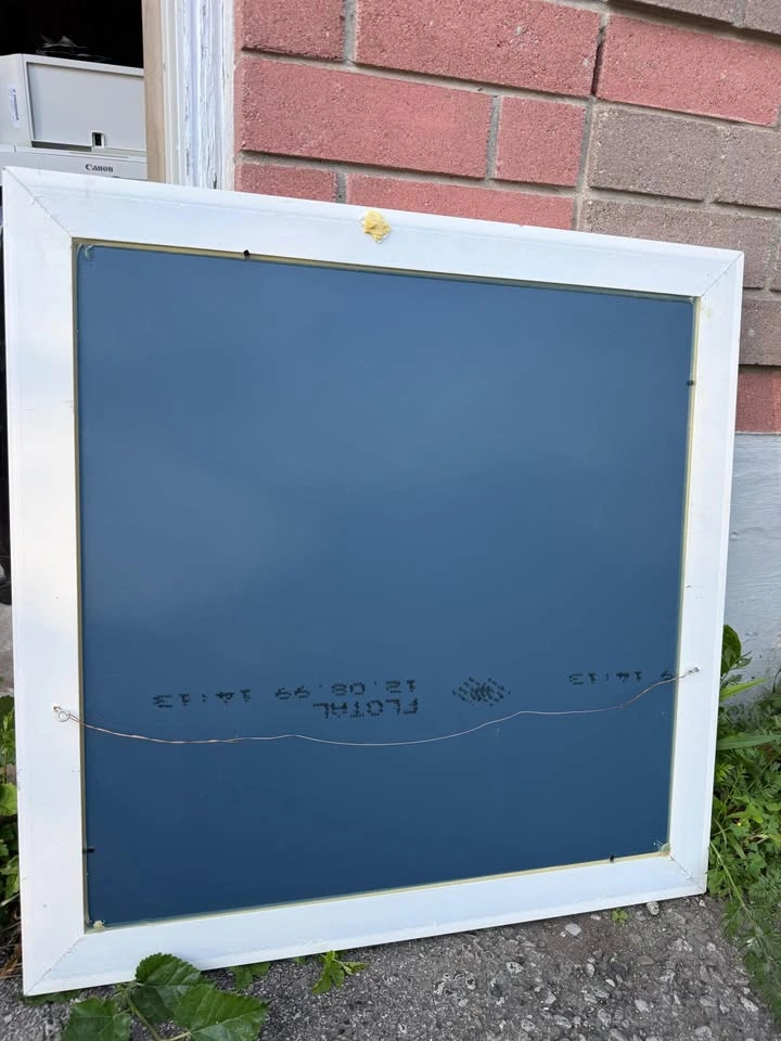 Modern White Framed Wall Mirror – Large Square Mirror - photo 2