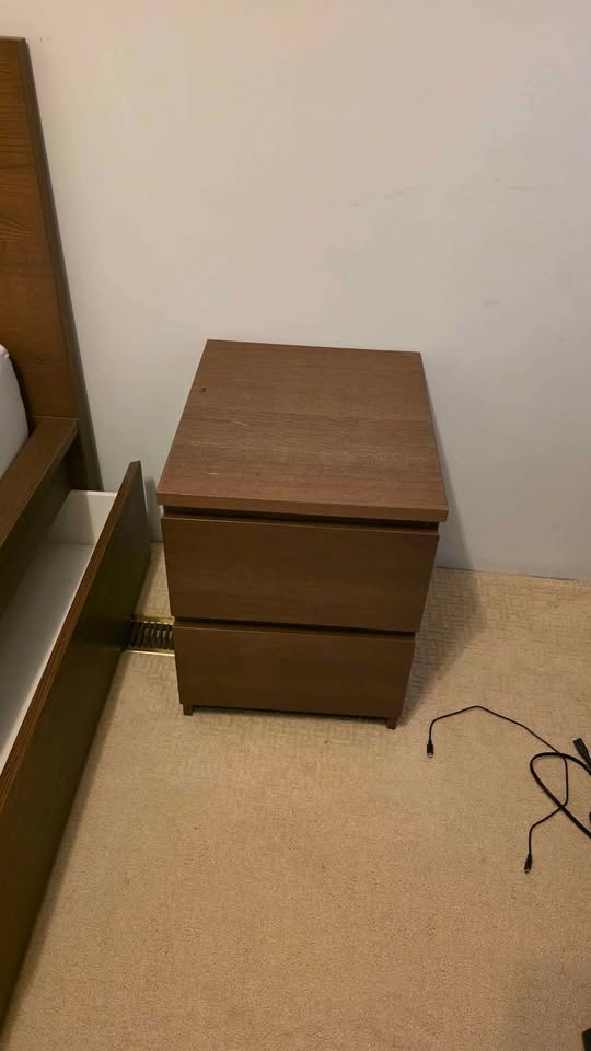 Twin bed with 2 storages and night stand - photo 4