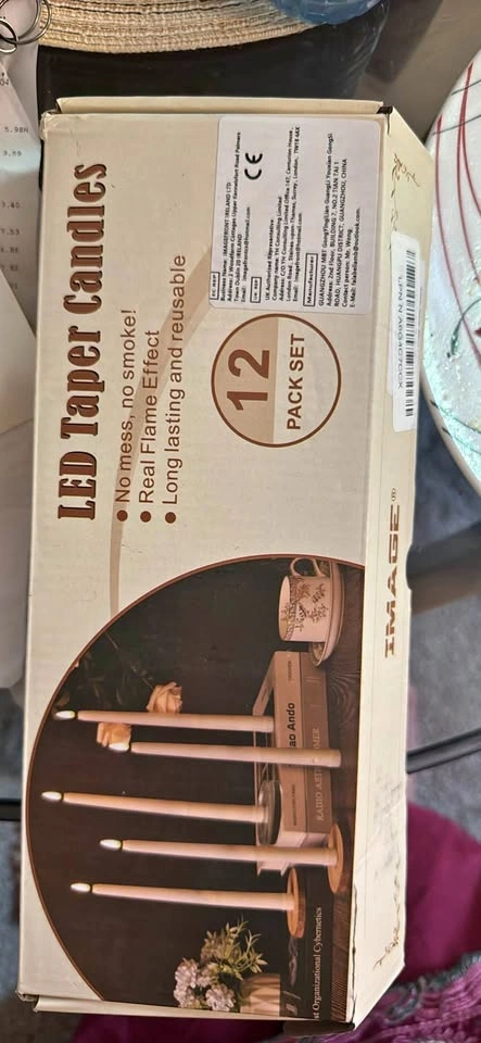 Led taper candles
