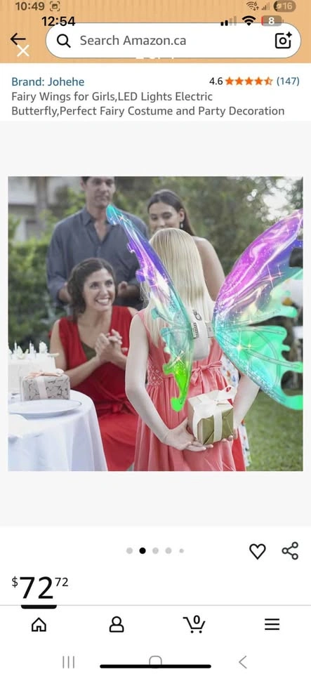 Fairy lighting wings - photo 2