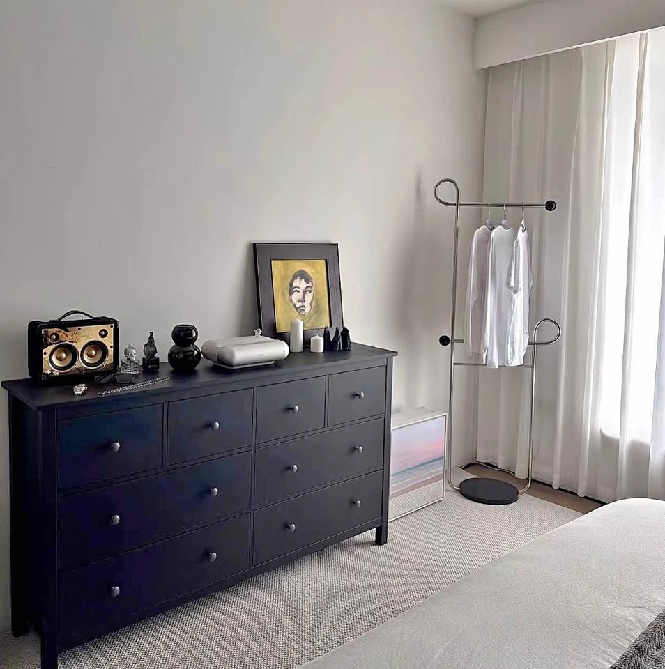Modern Minimalist: HEMNES 8-Drawer Dresser - Black - Fully Assem