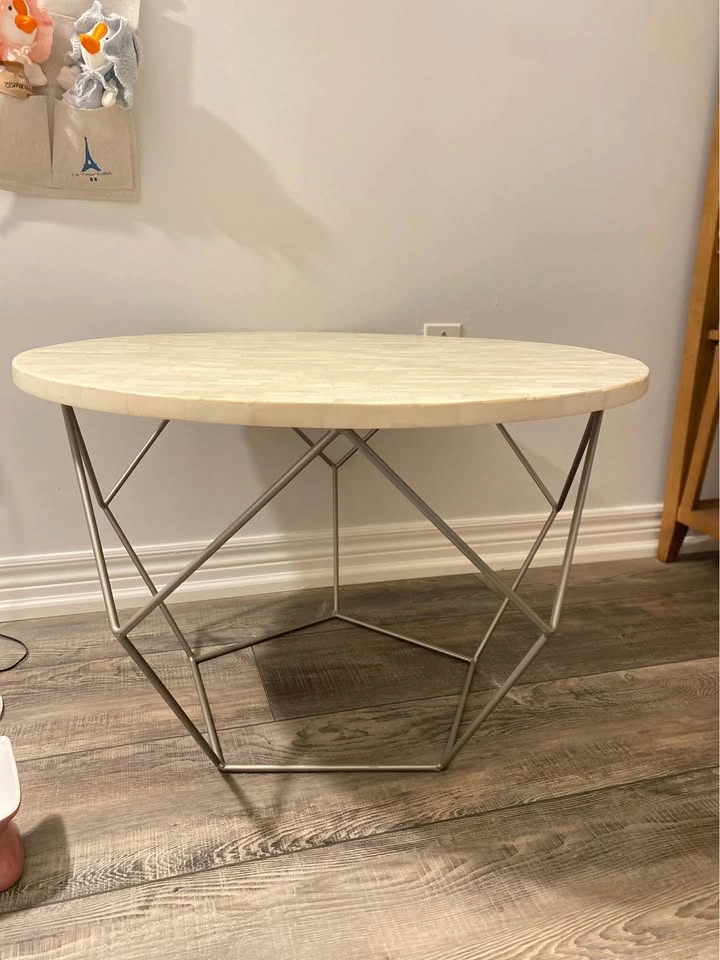 ✨ West Elm Geometric Bone Inlay Coffee Table - photo 2