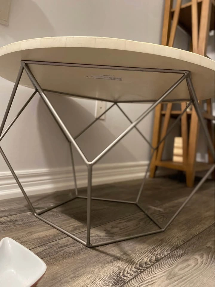 ✨ West Elm Geometric Bone Inlay Coffee Table - photo 4