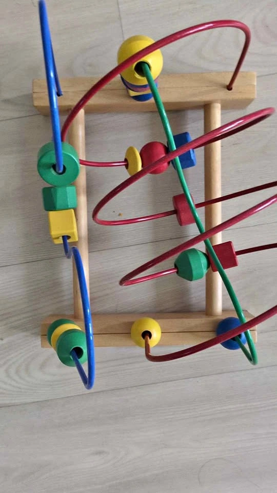 Wooden Bead Maze Activity Toy