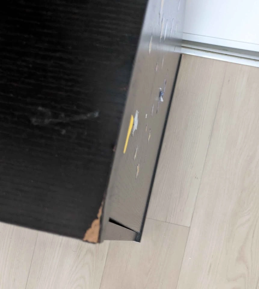 Dark Brown TV Stand with Storage - photo 5