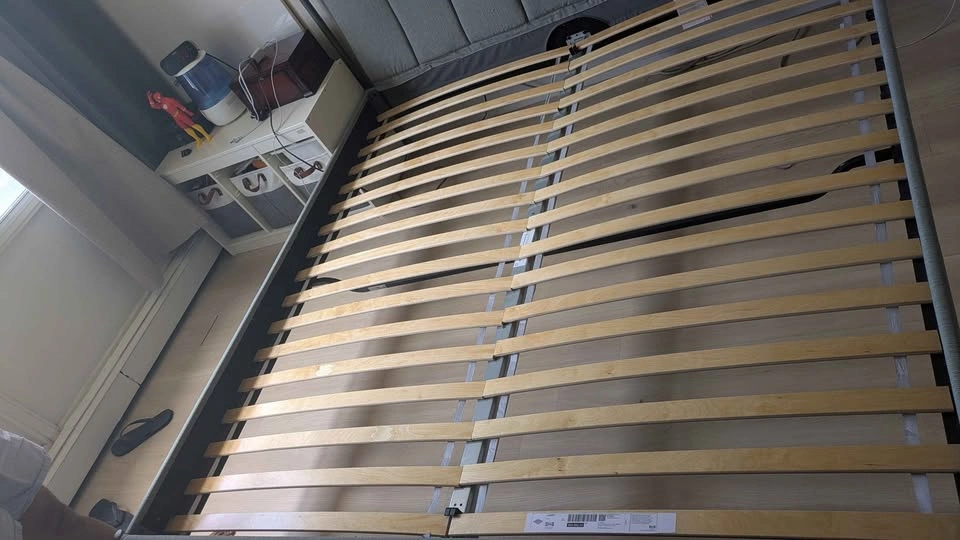 IKEA TALLASEN King Bed Frame with Luröy Slats - photo 2