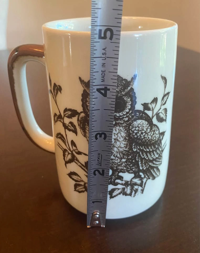 Vintage Otagiri Hand Painted Owl Coffee Mug - photo 4