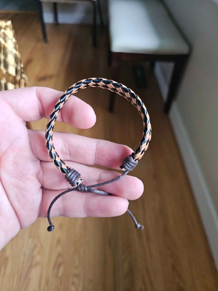 Braided Leather Bracelet - photo 2