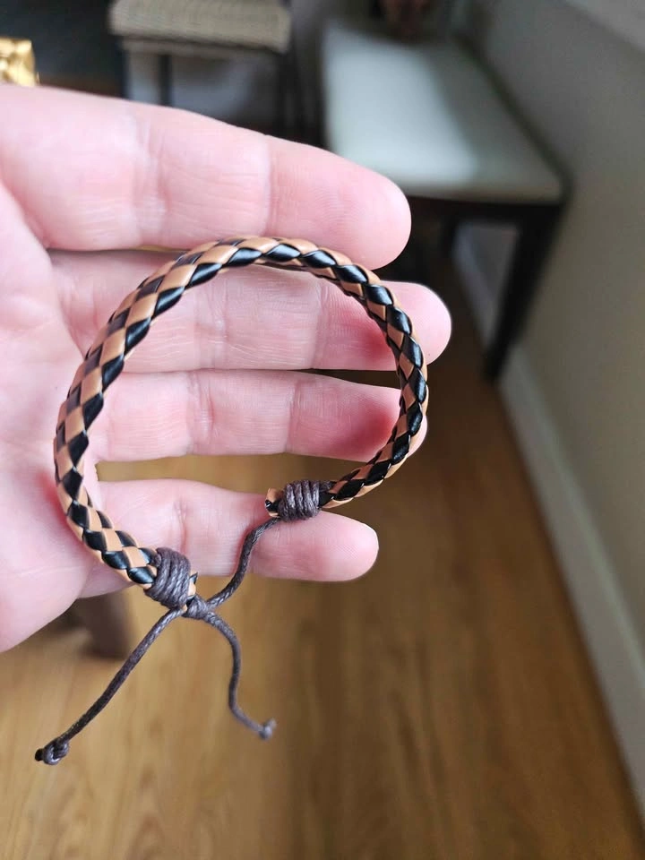 Braided Leather Bracelet - photo 4