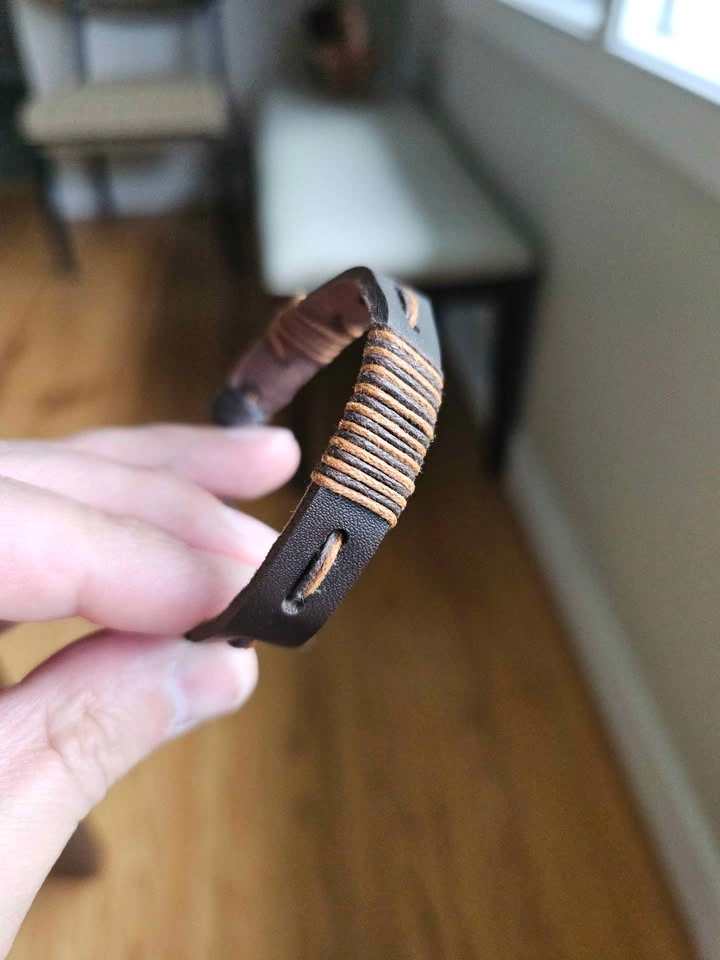 Brown Leather Cord Bracelet - photo 2