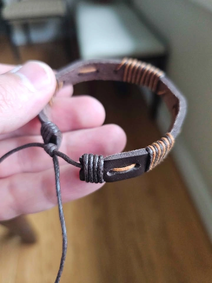 Brown Leather Cord Bracelet - photo 3
