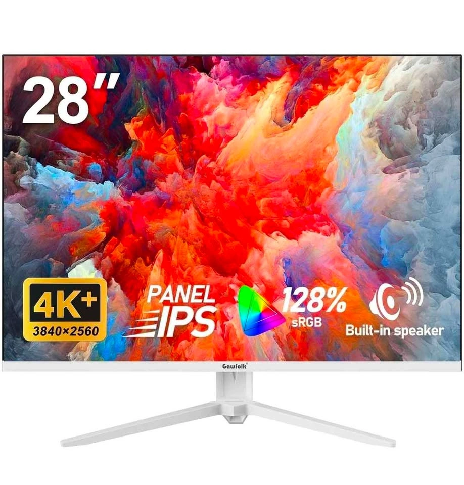 Gawfolk 28 inch 4K+ IPS Monitor Built-in Speakers - photo 4