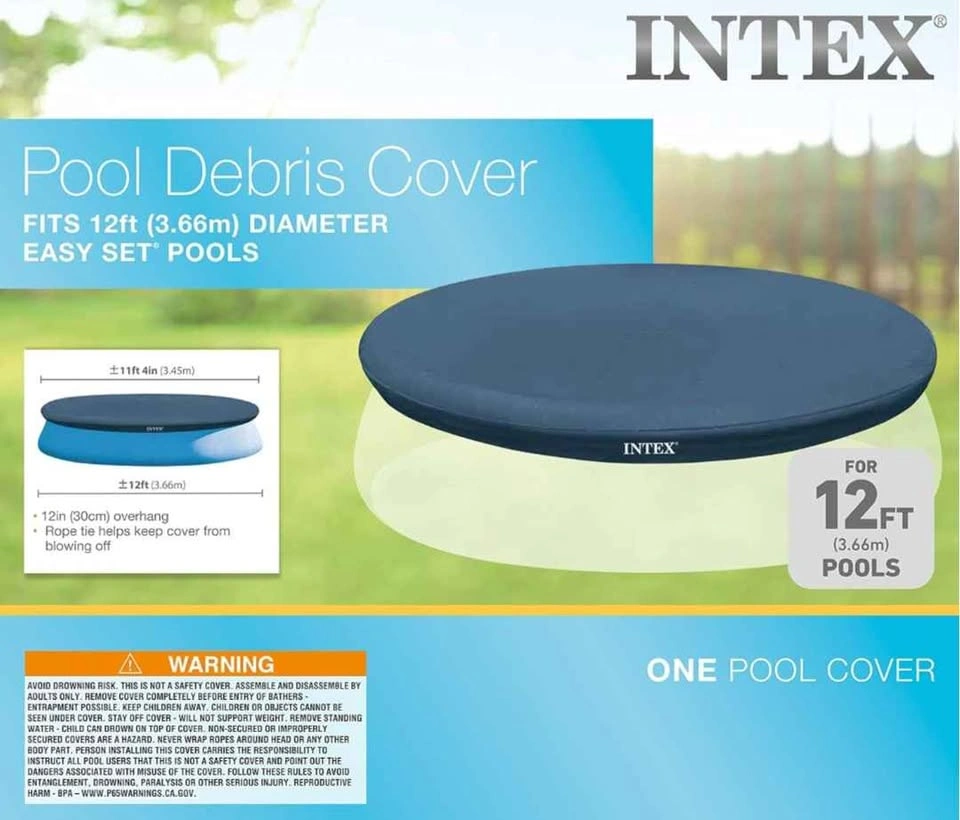 Intex 58919E easy set 12-foot round pool cover