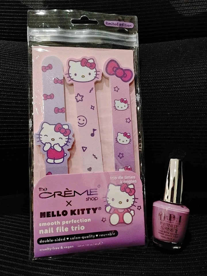 The Creme Shop X HK Nail File (New) & OPI Long Wear Lacquer
