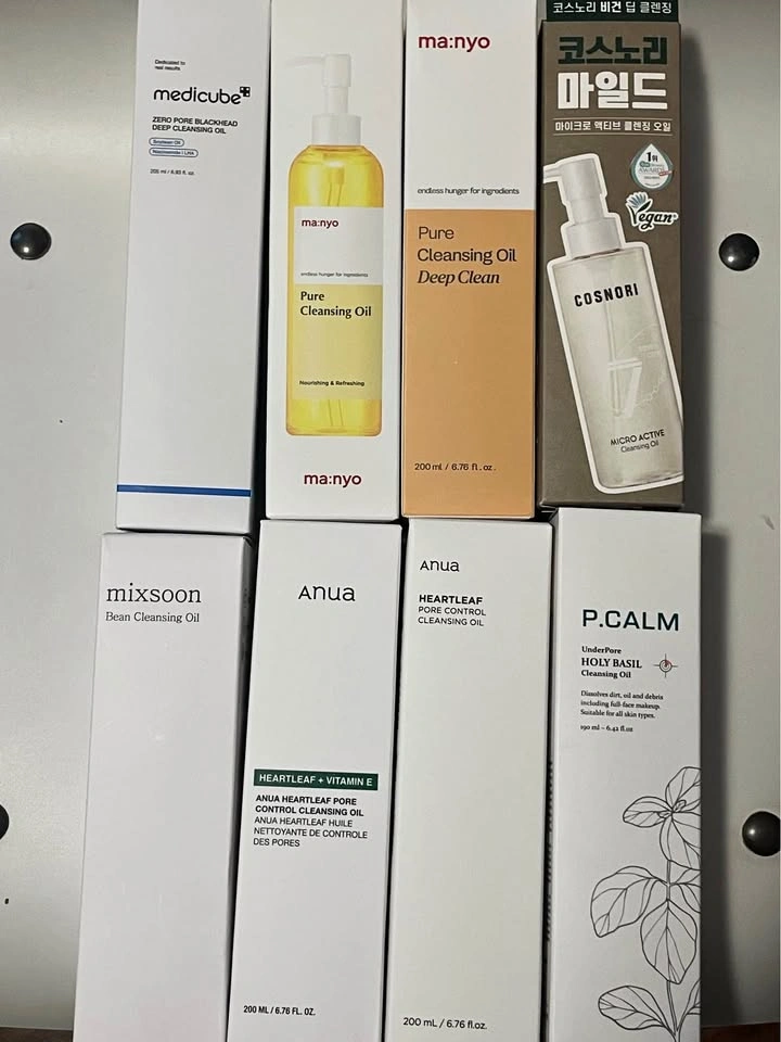 Korean Skincare Cleansing Oils