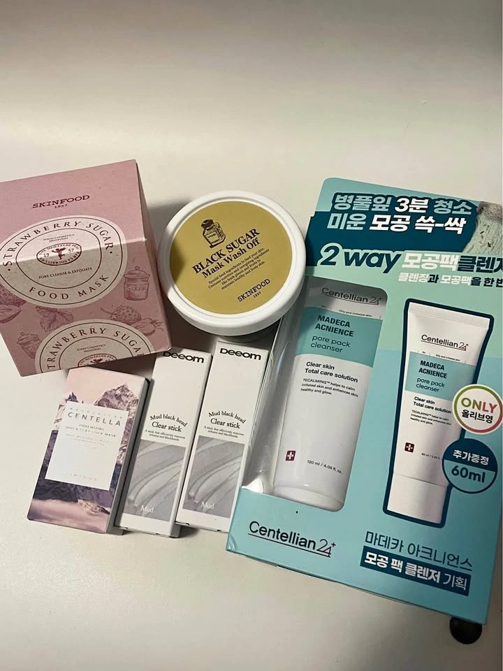 Korean Skincare Clay Masks