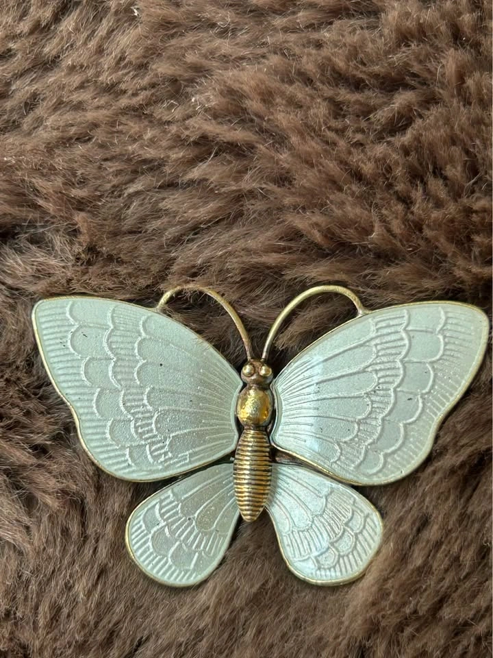 Volmer Bahner Sterling Silver Denmark Butterfly Brooch - photo 2