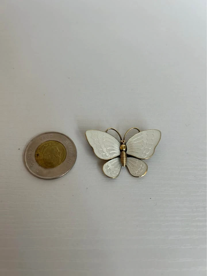 Volmer Bahner Sterling Silver Denmark Butterfly Brooch - photo 3