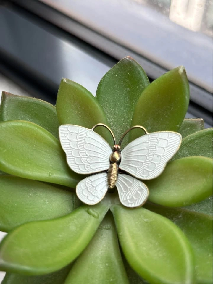 Volmer Bahner Sterling Silver Denmark Butterfly Brooch - photo 5