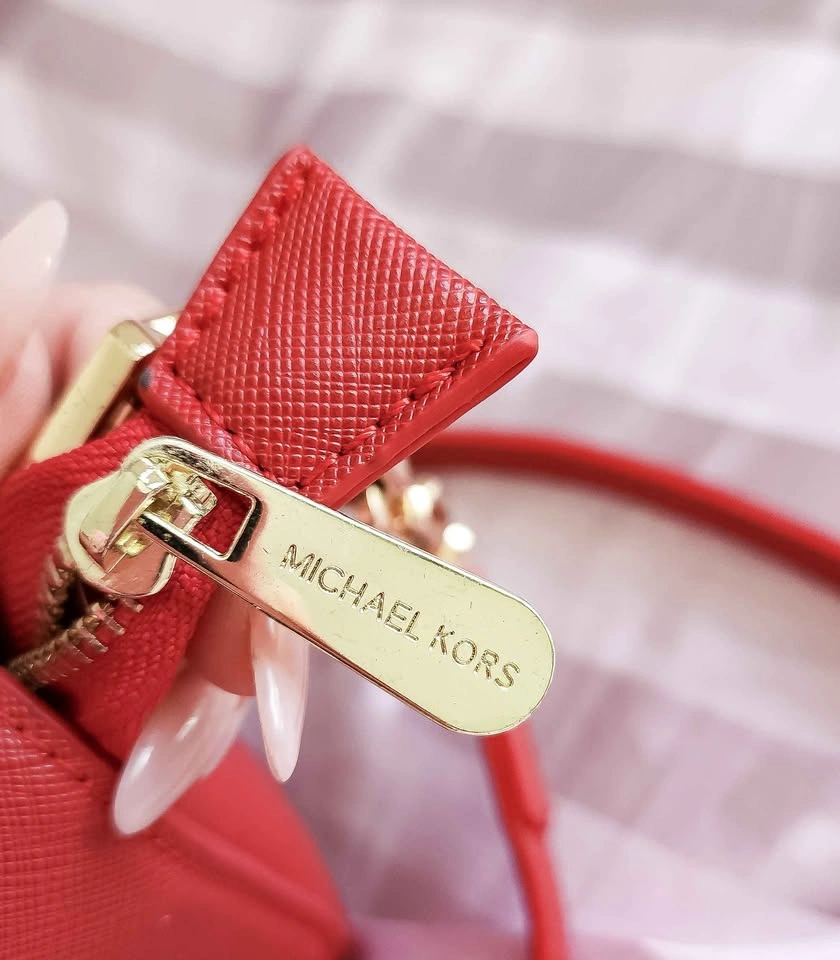 Michael Kors Jet Set Red Saffiano Leather Chain Crossbody - photo 3