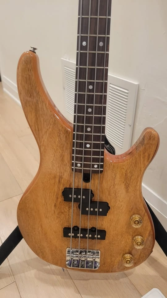$320 Yamaha TRBX174EW Electric Bass – Exotic Wood Finish - photo 3