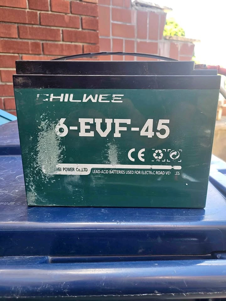 6 Chilwee 6-EVF-45 Lead-Acid Batteries 12V 45Ah